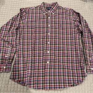 Ralph Lauren Men's Colorful Plaid Button Down Shirt